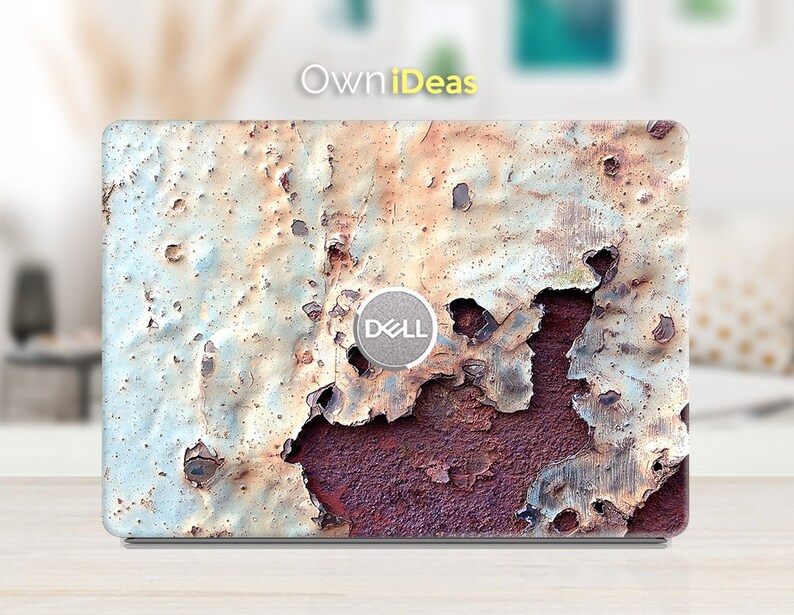 Dell Xps 13 Skin, Vintage Worn Metal Style Personalized Customizable ...