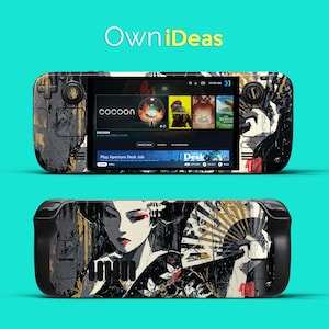 Steam Deck Decals Accessories Skins Stickers Ephemeral Beauty Patterns Customizable Game Animation Design Gifts for Best Friends