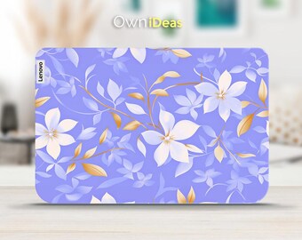 Lenovo Ideapad 1 Laptop Purple Floral Design Personalized Christmas Gift for Yoga ThinkPad ThinkBook IdeaPad Legion Slim Series