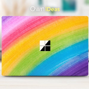microsoft surface laptop 5 skin, personalized gifts, color texture Design, Fits Surface Laptop 2, 3, 4, 5 & Surface Book 2, 3
