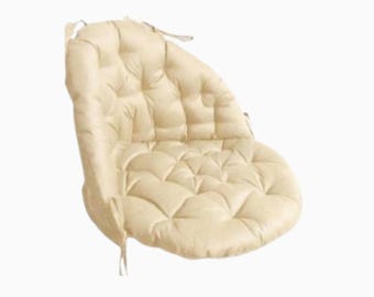 Handmade Boho Papasan Swing Chair Cushion Set, Extra Soft Duck Fabric Pad