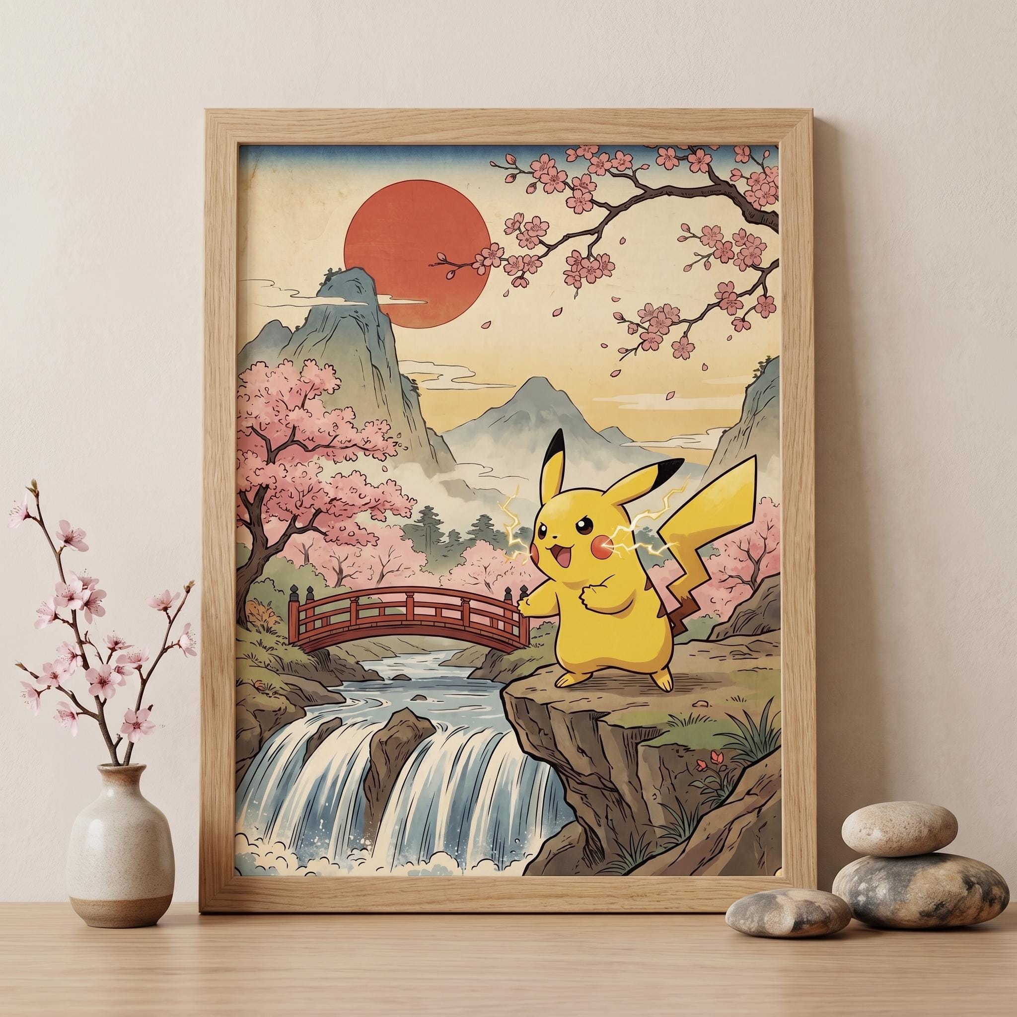 ポケモン アートポスター ピカチュウ ピカチュウのポスター - Etsy 日本