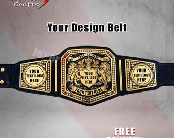 Cintura da campione di wrestling del Regno Unito personalizzata / Cinture da campione WWE del Regno Unito personalizzabili