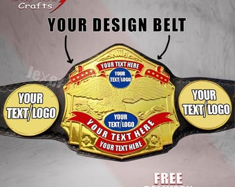 Custom NWA USA Wrestling Championship Belt | nwa us Customizable Design | Customized Champion Belts