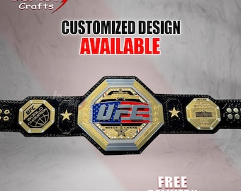 Réplica personalizada del cinturón de campeonato UFC Freedom Legacy 250 / Cinturones de campeón UFC personalizables