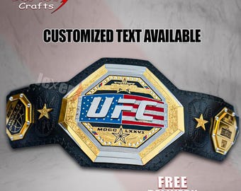 Aangepaste nieuwe replica van de UFC Freedom Legacy 250 Championship-riem | Aanpasbare UFC Champion-riemen