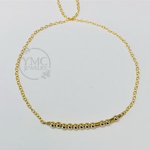 Gold Morse Code Halskette,Personalisierte Morse Code Halskette,Geheime Nachricht Schmuck,Gold Zierliche Freundschaft Morse Code Halskette