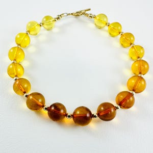 Gold Ombre Bernstein Armband,14Kt Gold Filled Armband,Multicolor Gelber Edelstein Bernstein Armband,Bernstein Schmuck,