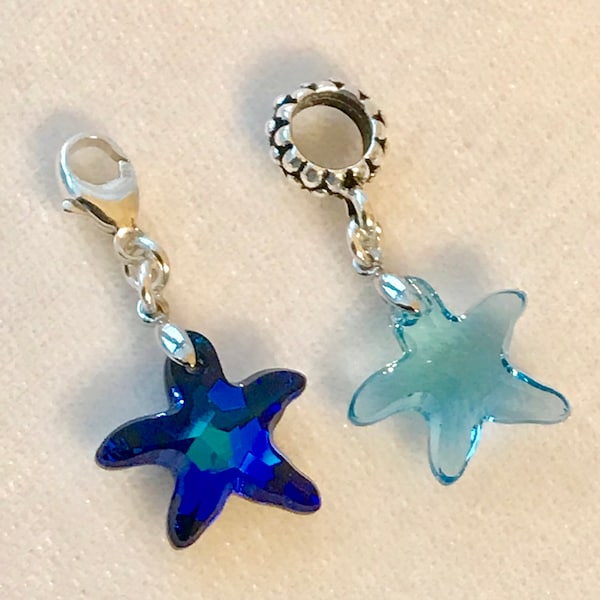 Something Blue Starfish Charm,Something Blue Bouquet Charm,Blue Aqua Starfish Bouquet Charm,Something Blue Wedding Bouquet bride from mother