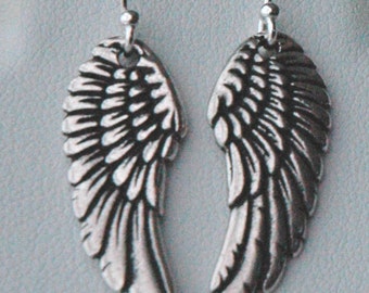 Sterling Silver Angel Wings Earrings,Wings Earrings,Angel Wings Earrings,Angel Wing Charm Dangle Earrings,Dainty Angel Wing Earrings Jewelry