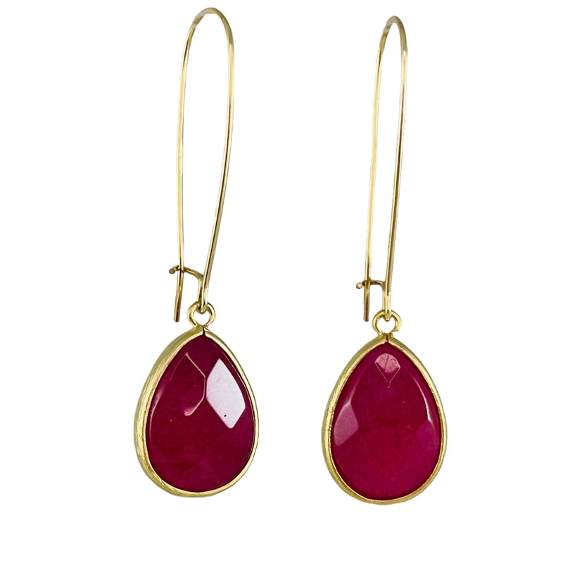 VALERE RED JADE CORDELIA EARRINGS MULTI main image 1