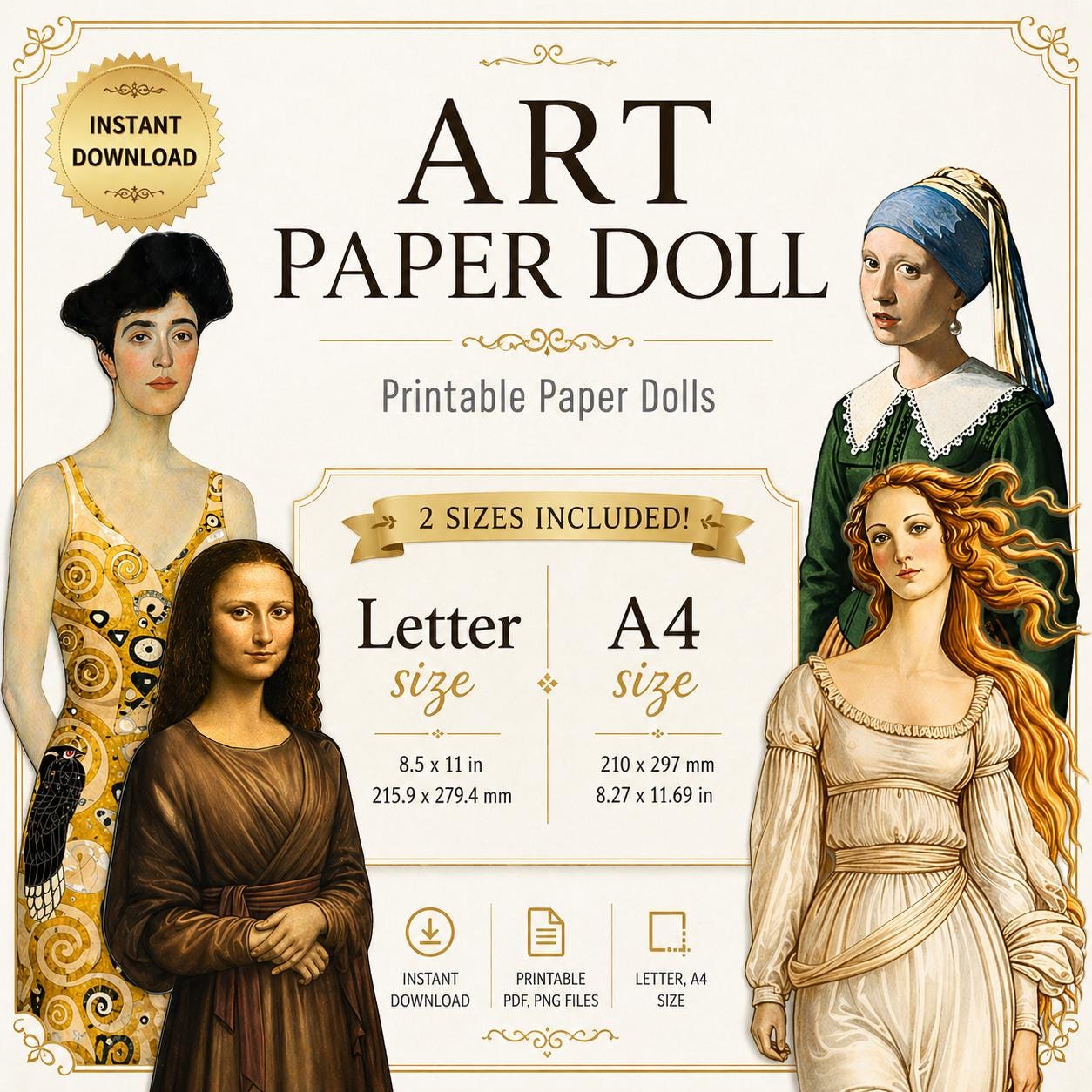 Isaac Newton Art Paper Doll Set | Historical Figure, Educational Craft ...