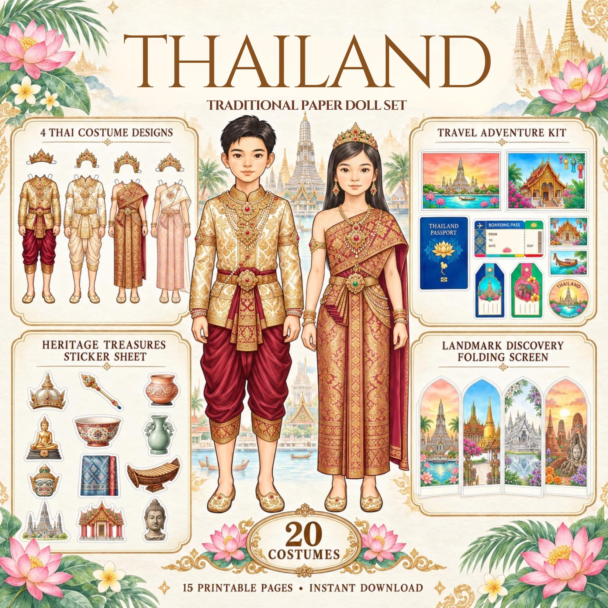 タイ文化人形 - Etsy 日本