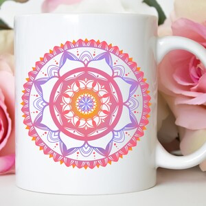 Mandala Mug | 11 oz. Mug | Mandala Coffee Cup | Coffe Mug | Mandala Cup | Tea Cup