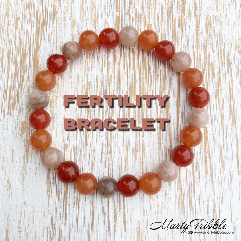 Fertility Bracelet Fertility Crystals Carnelian Bracelet Etsy