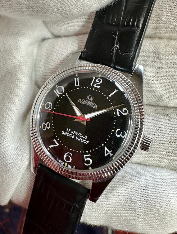 Roamer Swiss made restored vintage men’s wristwatch