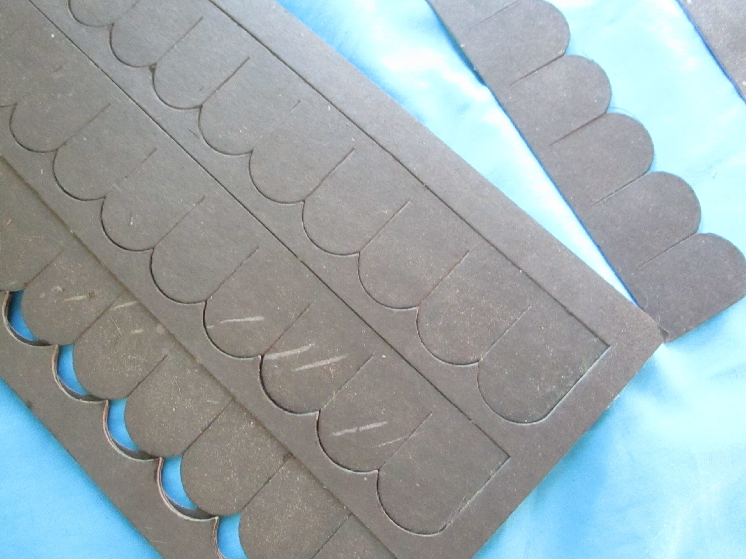 32 tiras de tejas de cartón negro para 1:12 o casa de muñecas - Etsy España