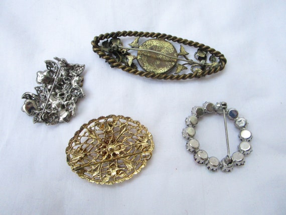 brooch wardrobe: 4 colorful, sparkly rhinestone v… - image 4