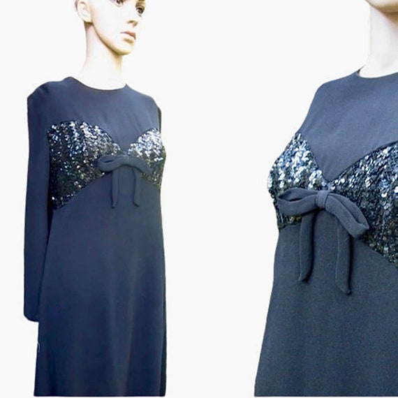 Carnaby Street style ... mod black minidress by P… - image 1
