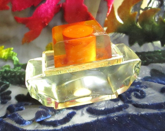 vintage Lentheric perfume bottle #1, great steppe… - image 1