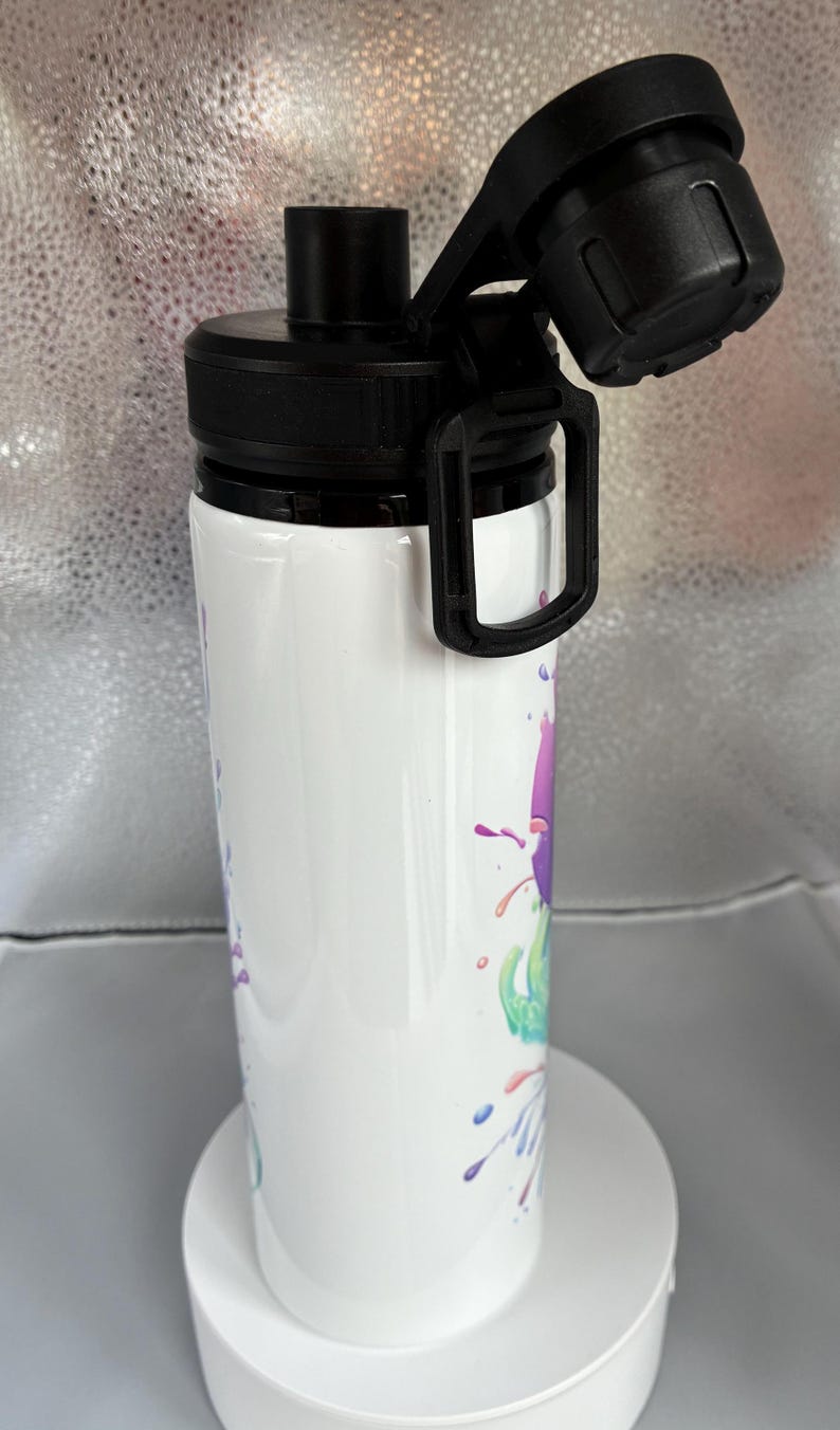 Stitch character style 850ml sports water bottle with screw top smart lid image 10