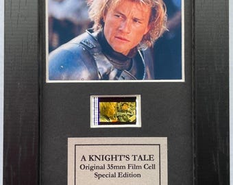 A knight's tale presentation with original mini 35mm film cell memorabilia