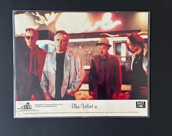 Blue velvet (1986) original rare lobby card for collectors