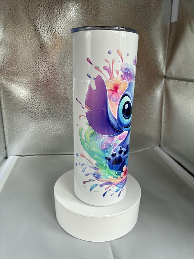 Stitch character style 20oz stainless steel insulated tumbler/travel mug image 11
