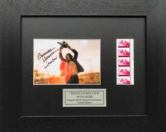 Handmade display inc original film cells for a texas chain saw massacre fan vsrg