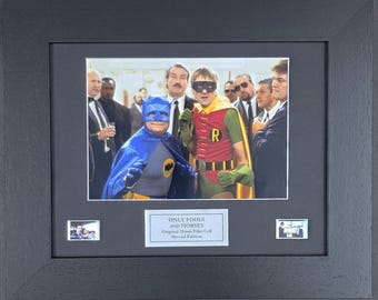 Only fools and horses original 35mm film cells set in quality wood frame
