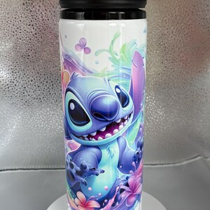 Stitch character style 850ml sports water bottle with screw top smart lid image 12