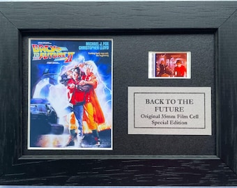 Back to the future ii (1989) original mini 35mm film cell memorabilia + coa