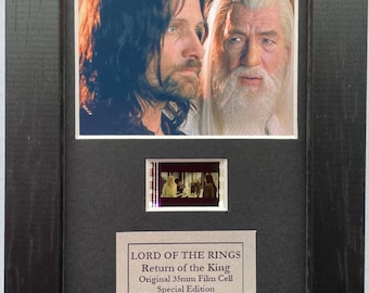 Handmade gift inc original mini film cell for lotr - return of the king fans v1