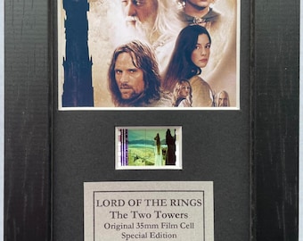 Handmade display inc original mini film cells for lotr the two towers fans v1