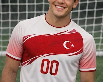 トルコ代表サッカーユニフォームセット｜カスタムネーム＆ナンバー｜2026年ワールドカップシャツ サッカーファンへのギフト