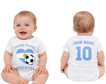 Argentina World Cup 2026 Baby Onesie | Soccer Baby Bodysuit | Argentina Future Player World Cup Outfit | Baby Soccer Gift