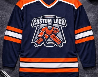 Personalized Ice Hockey Jersey | Unisex Name Number Hockey Jersey Shirt| Hockey Jersey Sport Team Uniform for Hockey Fans Gift