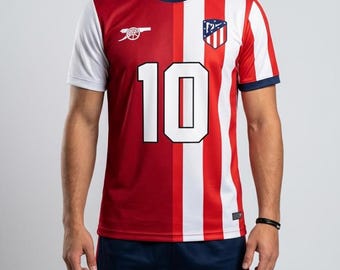 Custom Half Half Soccer Jersey | Personalized Soccer Jersey | Personalized Name, Number Tee | Trendy Fan Outfit