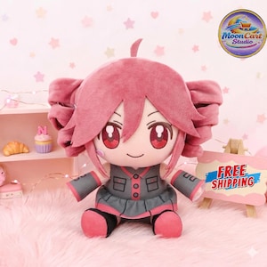 Peluche ispirato a Kasane Teto da 23 cm – Peluche anime kawaii – Regalo e arredamento