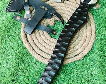 Handmade High Carbon Steel Axe 48cm Vintage Camping Bushcraft Outdoor Hatchet Gift