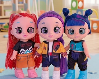 K-Pop Demon Hunter Dolls Action Figures Anime Collectibles