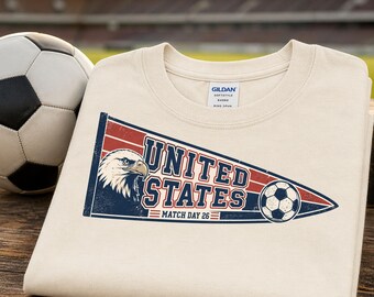 Choose Your Country Soccer Pennant Shirt, Vintage Football Banner Tee, Retro USA Brazil Argentina Portugal England Spain Mexico Fan Apparel
