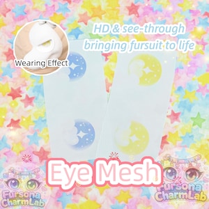 Star Heart Plastic Eye Patches Kawaii Anime Fursuit Eyes Kemono Flatback Pre Made Doll Making Cosplay Craft Prop Gear Decor Supplies