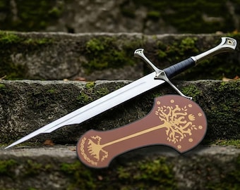 Handmade King Elendil Broken Sword Replica | Isildur Shards of Narsil | War of the Last Alliance Fantasy Cosplay | Gift for Him or Dad