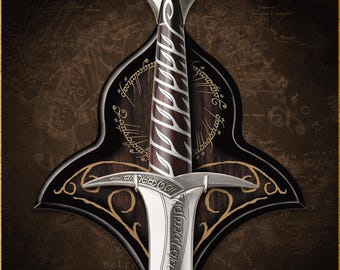 Frodo Baggins Sword Replica Handmade, Rings of Power Fantasy Movie Inspired Sword