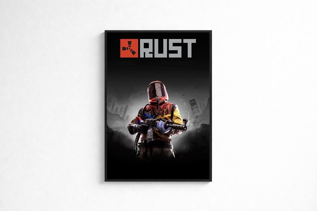Rust Wall Art, Rust Poster, Game Print, Wall Decor - Etsy