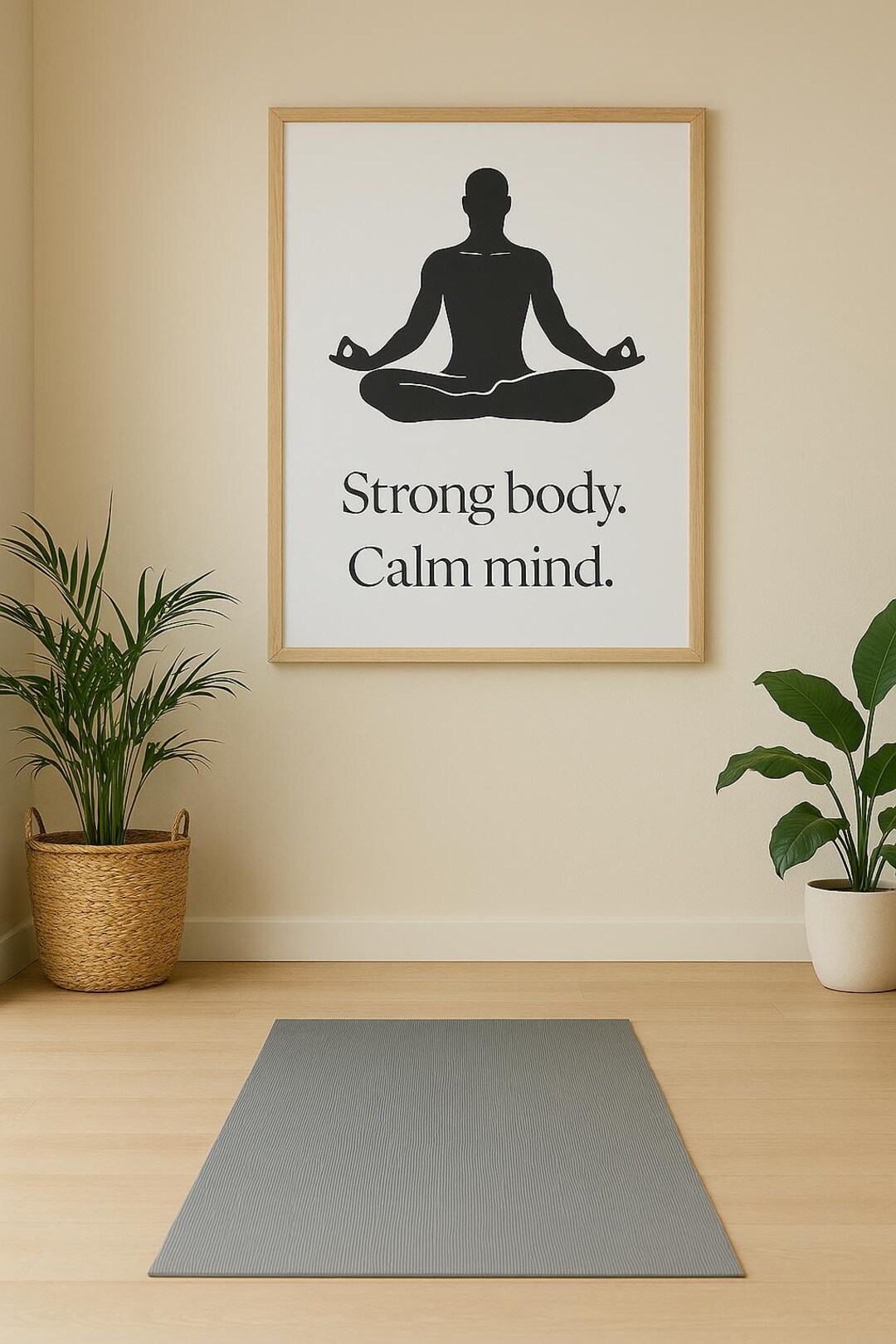 Yoga Wall Art Printable | Boho Yoga Poster | Meditation Decor ...