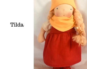 Emma Ballerina After Waldorf Style Ca 33 Cm Etsy