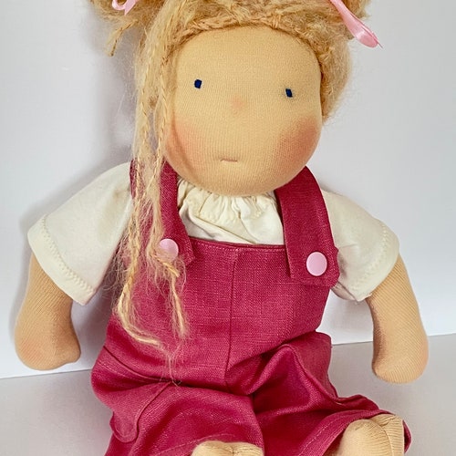 Stine - Waldorf style rag doll, ca. shops 33 cm
