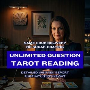 Obegränsad tarotläsning med frågor | Ärlig psykisk samma timme | Inget sockeröverdrag på riktigt medium | Detaljerad intuitiv insikt